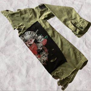 Zara Guns N Roses Army Jacket